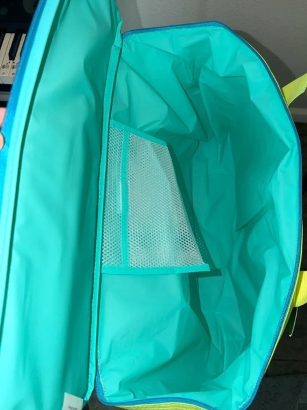Trader Joe's Lime Green Insulated Market Tote